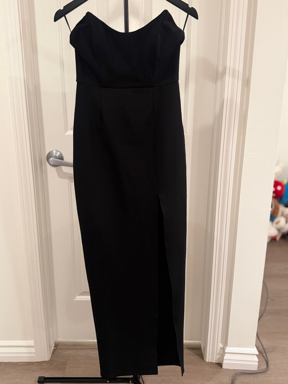superdown | Ryleigh Strapless Maxi Dress | Black | S